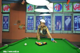 光影中的优雅碰撞 第二届雅威威杯台球赛台球宝贝人像创作活动花絮